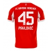 Camisa de Futebol Bayern Munich Aleksandar Pavlovic #45 Equipamento Principal 2025-26 Manga Curta Camisa de Futebol Bayern Munich Aleksandar Pavlovic #45 Equipamento Principal 2025-26 Manga Curta